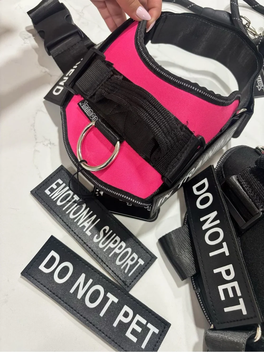 DO NOT PET / EMOTIONAL SUPPORT LARGE DOG HARNESSES 🐾🐶